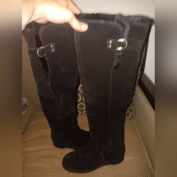 Jimmy Choo Suede Boots Size 7 - Picture 1 of 4